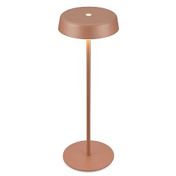 Obrázek pro produkt BRILONER Pala stolní lampička - 2W, 200lm, bezdrátová, LED, dotykový vypínač, stmívatelné, kávová 7668014