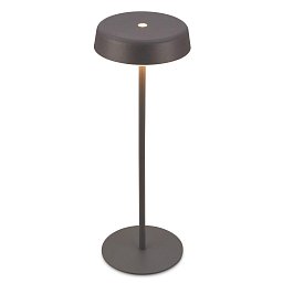 Obrázek pro produkt BRILONER Pala stolní lampička - 2W, 200lm, bezdrátová, LED, dotykový vypínač, stmívatelné, antracit 7668015