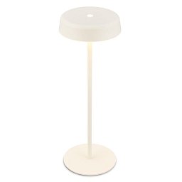 Obrázek pro produkt BRILONER Pala stolní lampička - 2W, 200lm, bezdrátová, LED, dotykový vypínač, stmívatelné, bílá 7668016