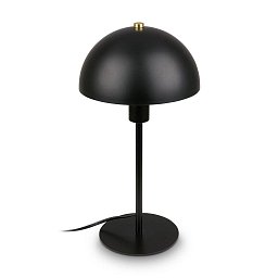 Obrázek pro produkt Pura stolní lampička - s vypínačem, E14 patice, černá - BRILO