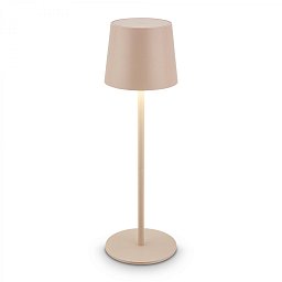 Obrázek pro produkt BRILONER Bota stolní lampa - 1,8W, 120lm, nabíjecí, LED, stmívatelné, dotykový vypínač, teplá bílá, béžová 7708011