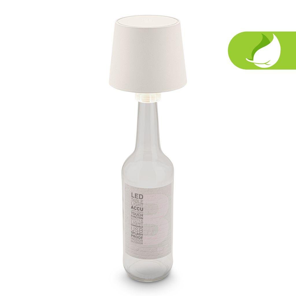 BRILO 7709016 Bota lampička na láhev - 1,8W, 120lm, nabíjecí, LED, stmívatelné, dotykový vypínač, teplá bílá, bílá - BRILO