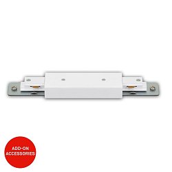 Obrázek pro produkt Napájení lištový systém 230V – vysokonapěťový, 1-fázový, přisazený, bílá - BRILO