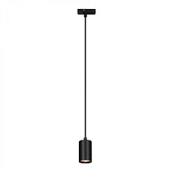 Obrázek pro produkt LED závěsné svítidlo GU10 lištový systém 230V – vysokonapěťový, moderní 145 cm, černé - BRILO
