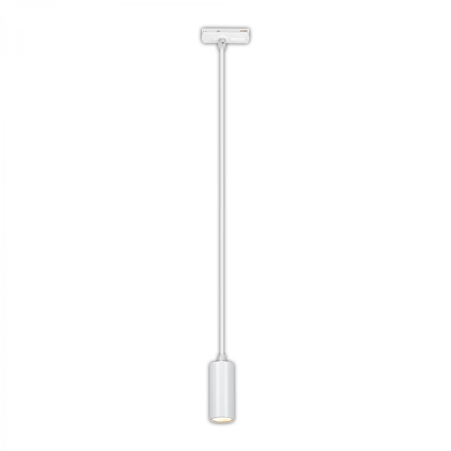 BRILO 8008016 LED závěsné svítidlo 4,5W lištový systém 230V stmívatelné, teplá bílá, 130 cm, bílé - BRILO