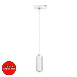 Obrázek pro produkt LED závěsné svítidlo 4,5W lištový systém 230V  stmívatelné, teplá bílá, 130 cm, bílé - BRILO