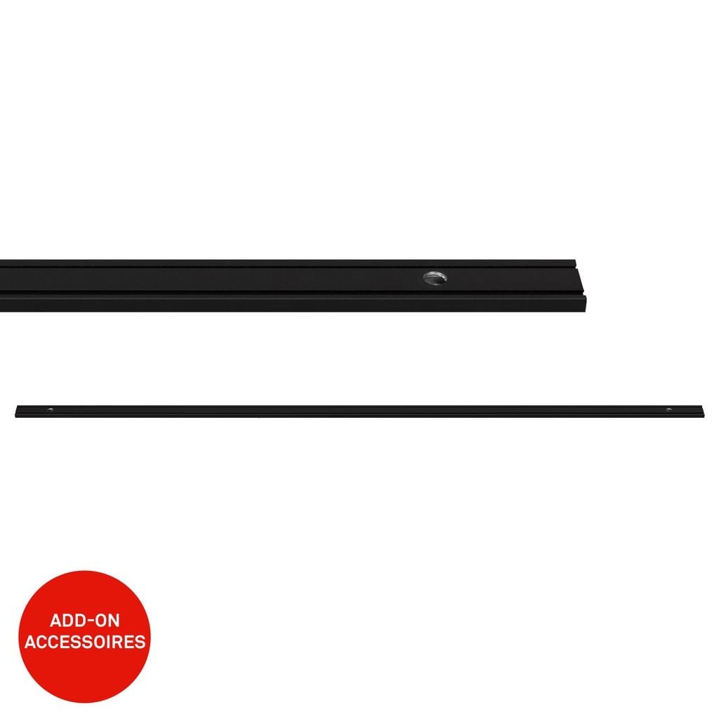 BRILO 8028005 1fázový nízkonapěťový systém kolejnice 48V, kov, 100 cm, přisazený, černá - BRILO