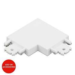 Obrázek pro produkt Rohová spojka lištový systém 48V DC 90 st., nízkonapěťový, 1-fázový, přisazený, bílé - BRILO