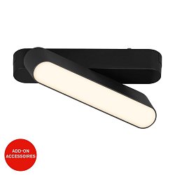 Obrázek pro produkt LUXTRAIL lištový systém 48V, LED Tracklight, 5,5W, 720lm, nastavitelné, černá - BRILO