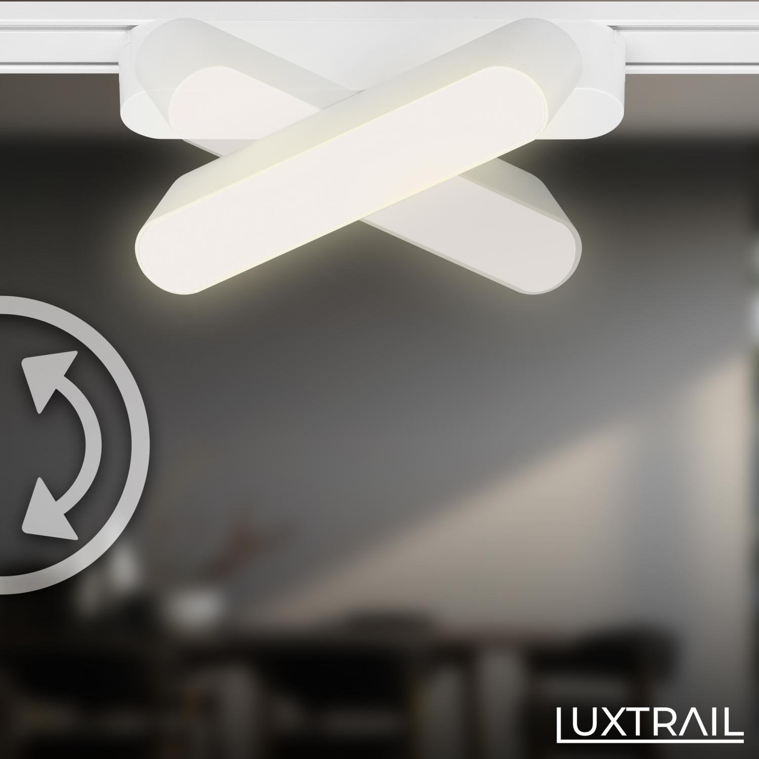 BRILO 8030016 LUXTRAIL lištový systém 48V, LED Tracklight, 5,5W, 720lm, nastavitelné, bílé - BRILO (obrázek 6)