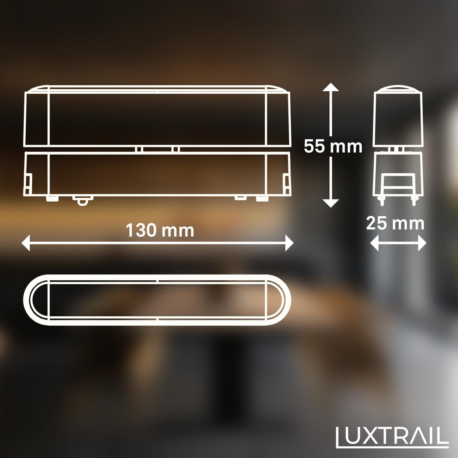 BRILO 8030016 LUXTRAIL lištový systém 48V, LED Tracklight, 5,5W, 720lm, nastavitelné, bílé - BRILO (obrázek 8)