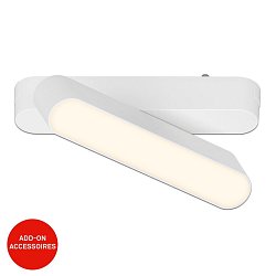 Obrázek pro produkt LUXTRAIL lištový systém 48V, LED Tracklight, 5,5W, 720lm, nastavitelné, bílé - BRILO