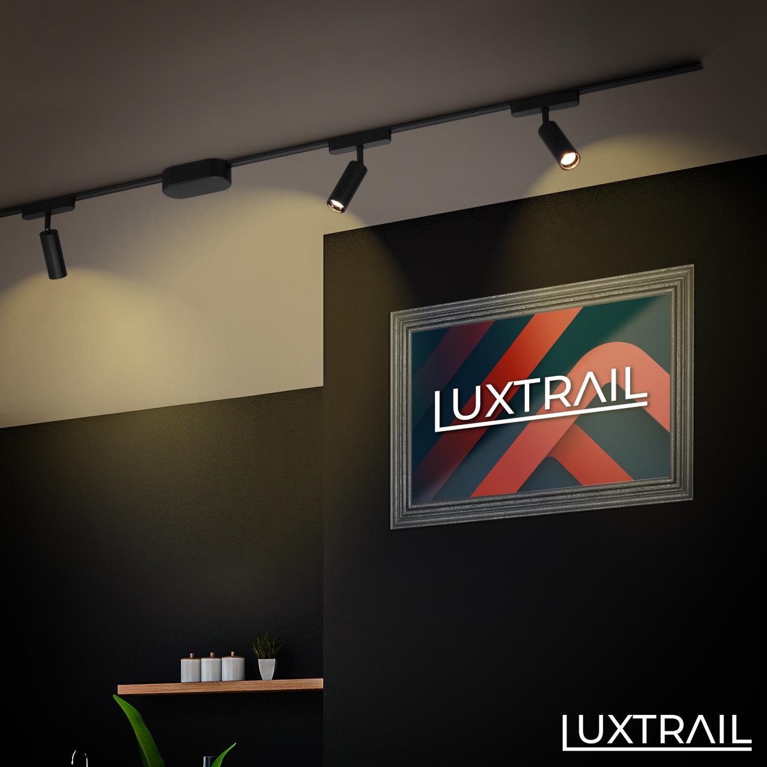 BRILO 8031015 LUXTRAIL lištový systém 48V, LED spot, 5W, 450lm, nastavitelné, černá - BRILO (obrázek 7)