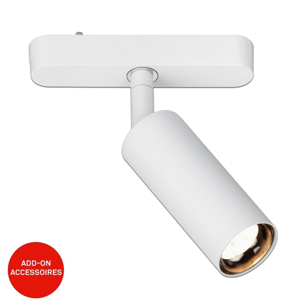 BRILO 8031016 LUXTRAIL lištový systém 48V, LED spot, 5W, 450lm, nastavitelné, bílé - BRILO