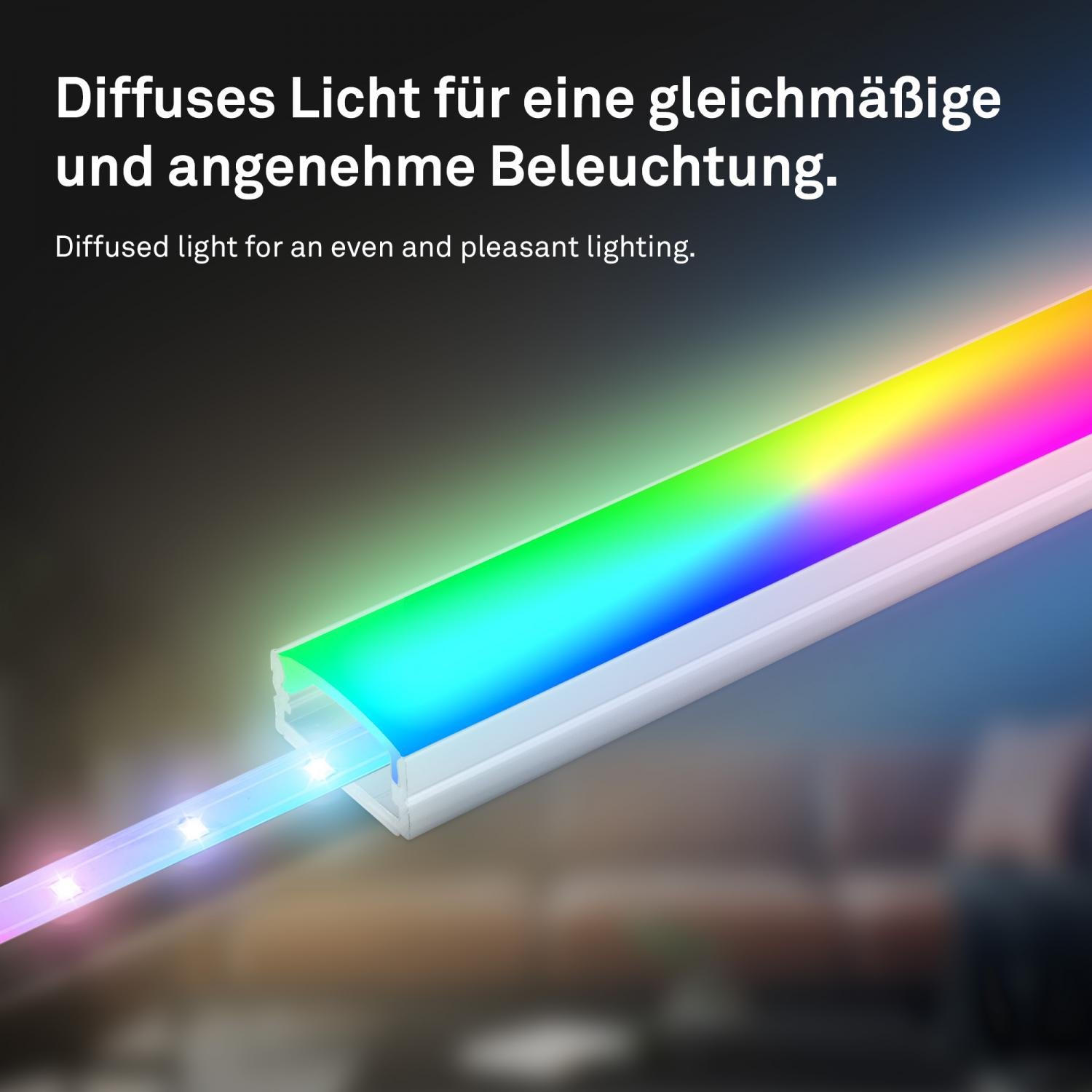 BRI 2153192 Pimp Your Stripe startovací sada LED pásek 2m, RGB+W, dálkový ovladač - BRILONER (obrázek 3)