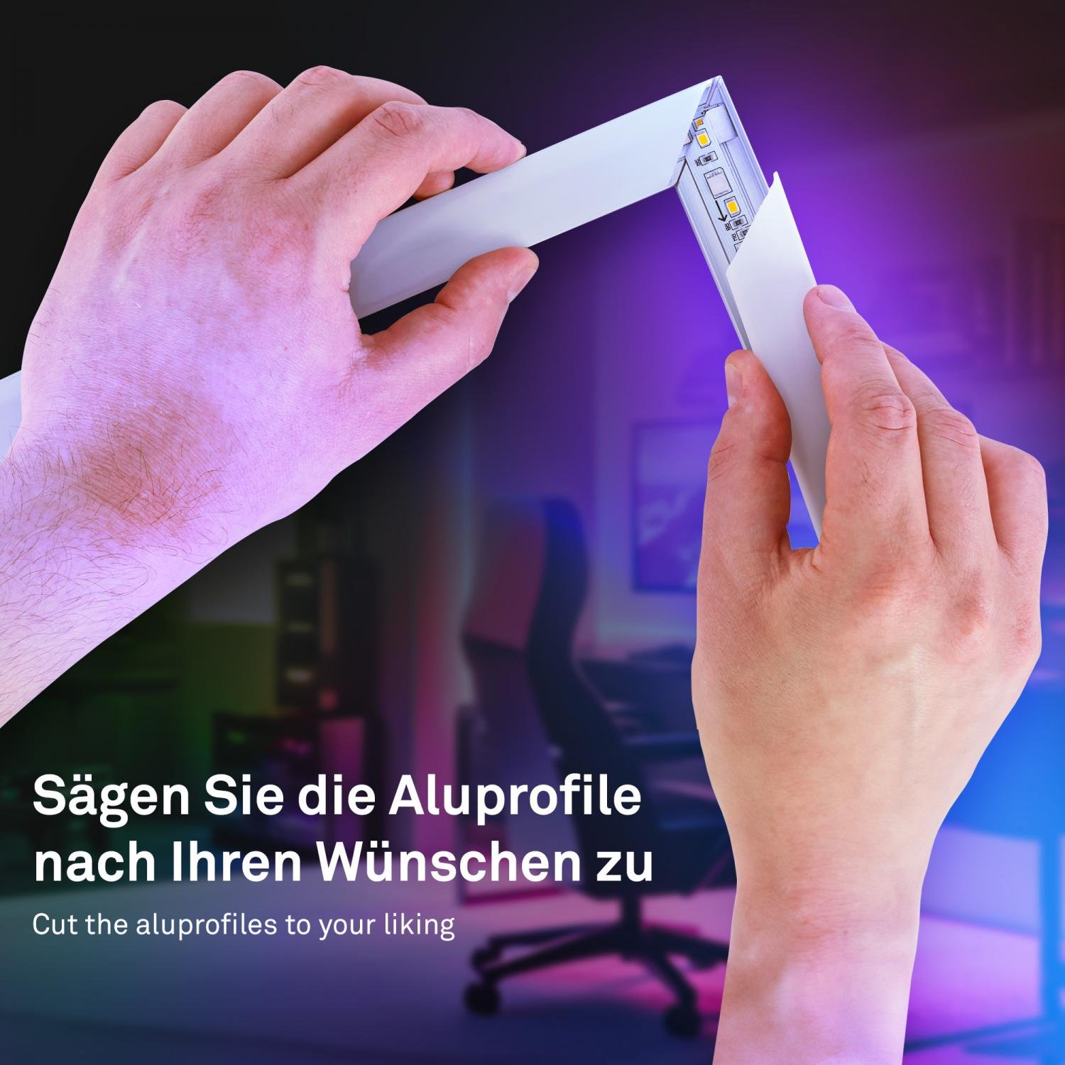 BRI 2153192 Pimp Your Stripe startovací sada LED pásek 2m, RGB+W, dálkový ovladač - BRILONER (obrázek 4)