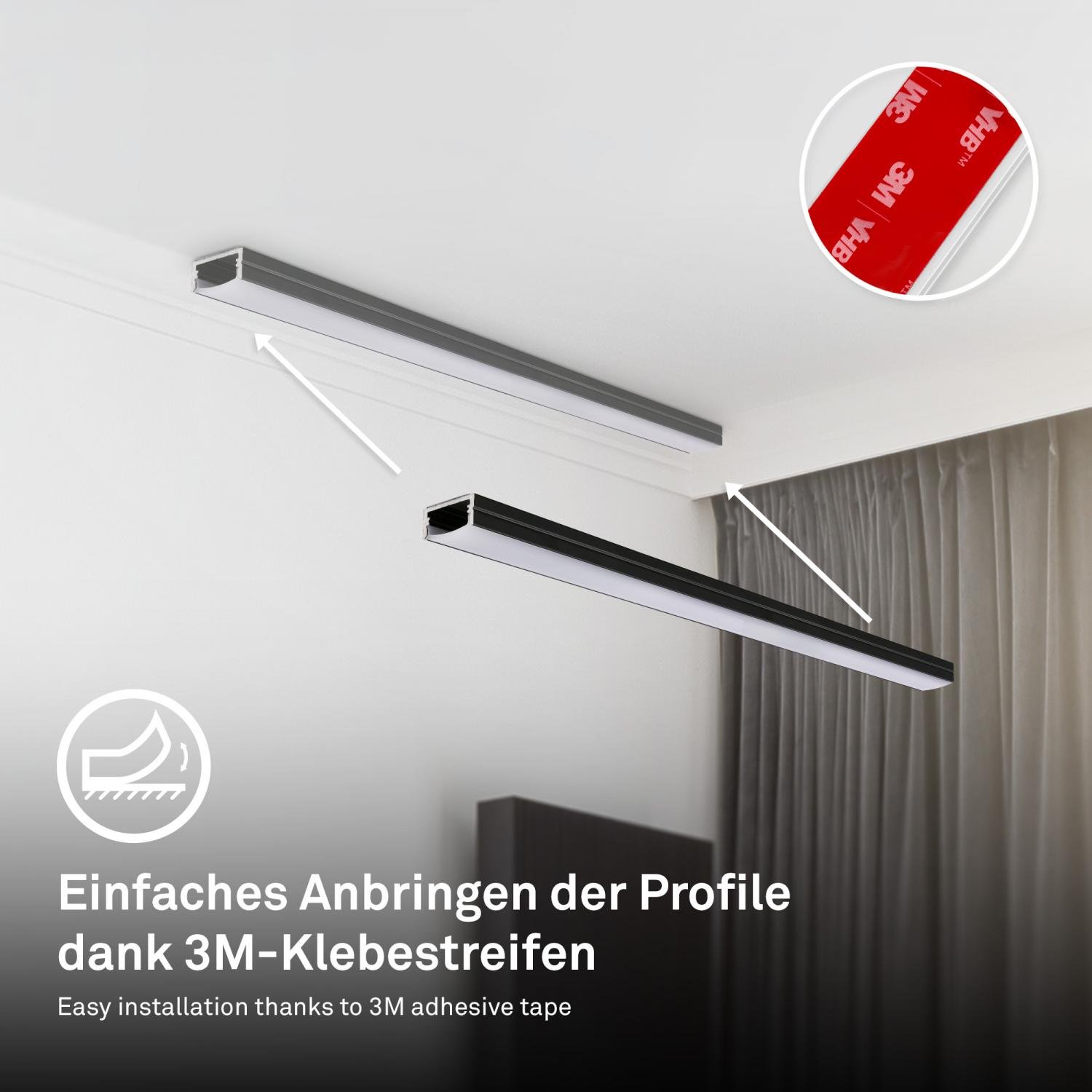 BRI 2153192 Pimp Your Stripe startovací sada LED pásek 2m, RGB+W, dálkový ovladač - BRILONER (obrázek 7)