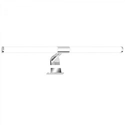 Obrázek pro produkt Sala LED svítidlo k zrcadlu koupelna, 55cm, 2 způsoby montáže, se svorkou, chrom - BRILONER