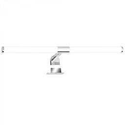 Obrázek pro produkt Sala LED svítidlo k zrcadlu koupelna, 55cm, 2 způsoby montáže, se svorkou, chrom - BRILONER