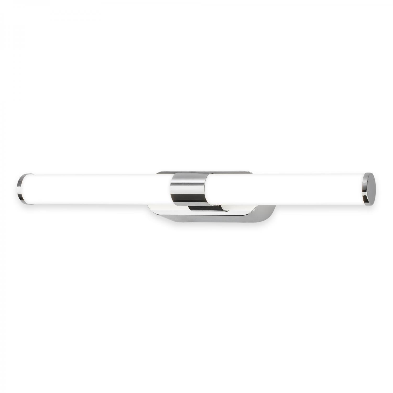 BRI 2191018 Runt svítidlo k zrcadlu - 7W, 690lm, LED, montáž na stěnu, 40cm, neutrální bílá, chrom - BRILONER