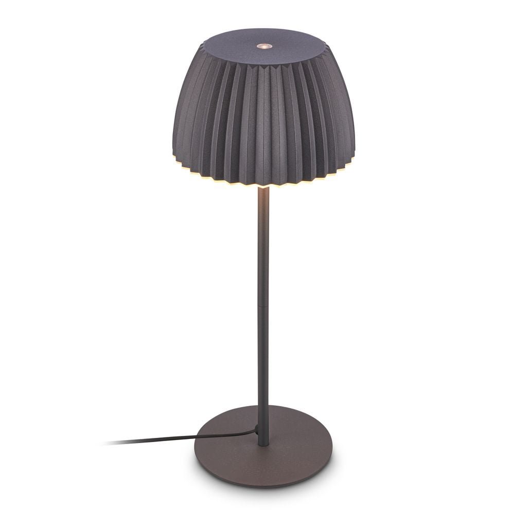 BRI 7625015 Loca stolní lampa - 8W, 800lm, LED, dotykový vypínač, stmívatelná, teplá bílá, antracit - BRILONER