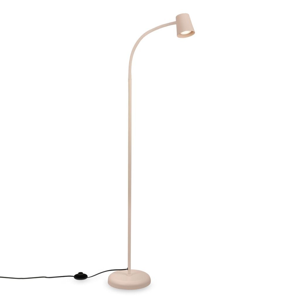 BRILO 1476011 Skriva stojanová lampa – nastavitelná, vypínač, GU10 patice, max. 9W, béžová - BRILO