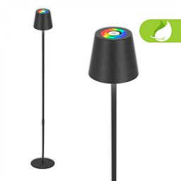 Obrázek pro produkt BRILONER Coloris RGBW LED stojanová bezdrátová lampa, stmívatelná, dotykový vypínač, antracit 1507015