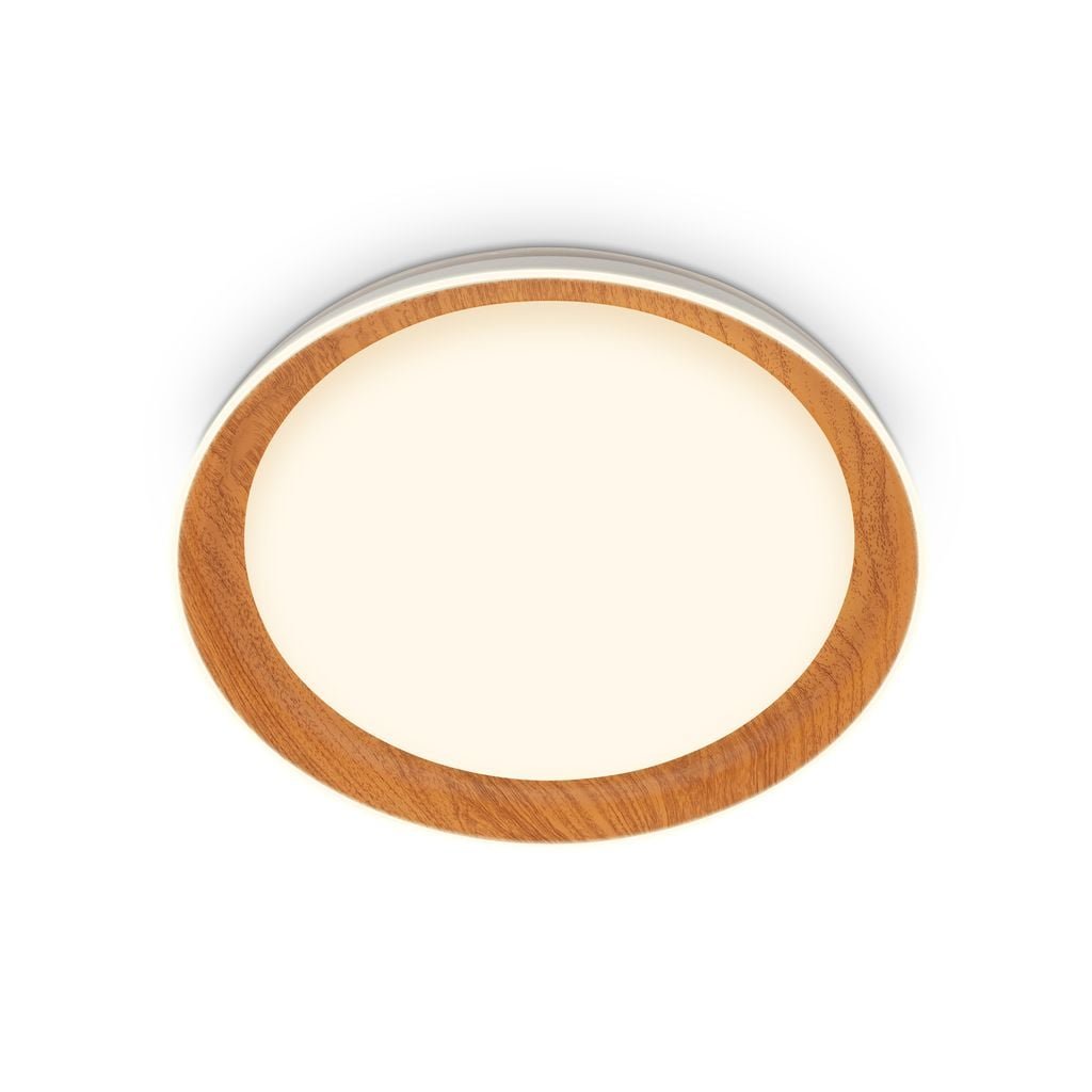 BRILO 3852014 Ijus LED stropní svítidlo, dekor dřeva, svítíci hrana, imitace dřeva - BRILO