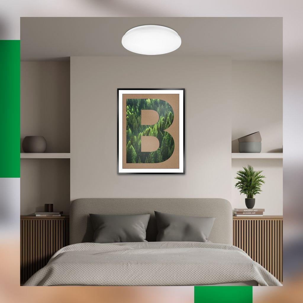 BRILO 3867016 Elipso A stropní svítidlo pr.37,5 cm - 12W, 2520lm, LED, energetická třída A, bílé - BRILO (obrázek 10)