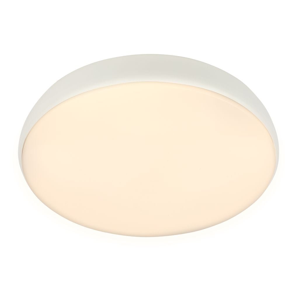 BRILO 3876016 Nikan stropní svítidlo pr.28,5 cm - 22W, 2300lm, LED, stmívatelné, CCT, dálkový ovladač, bílé - BRILO
