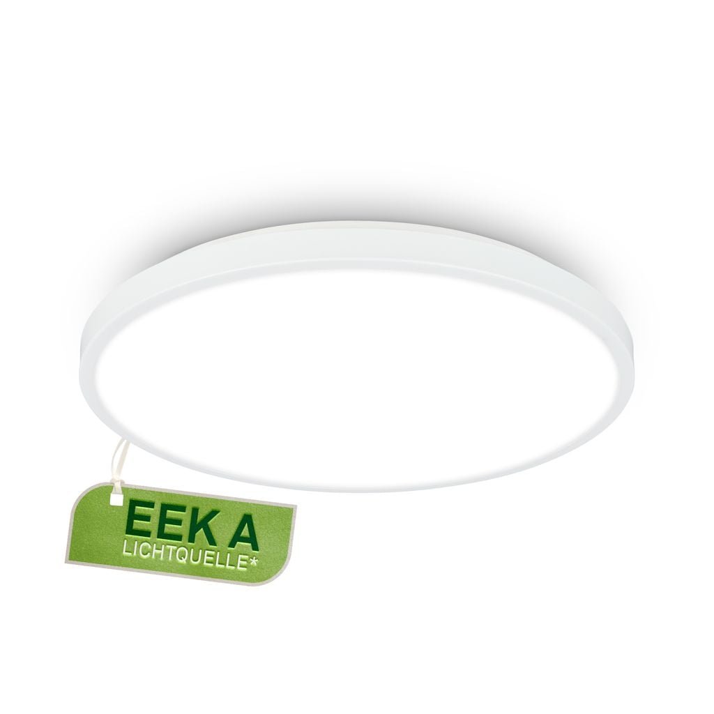 BRILO 3935016 Kaida stropní svítidlo pr.33 cm - 12,7W, 2900lm, LED, energetická třída A, neutrální bílá, bílé - BRILO