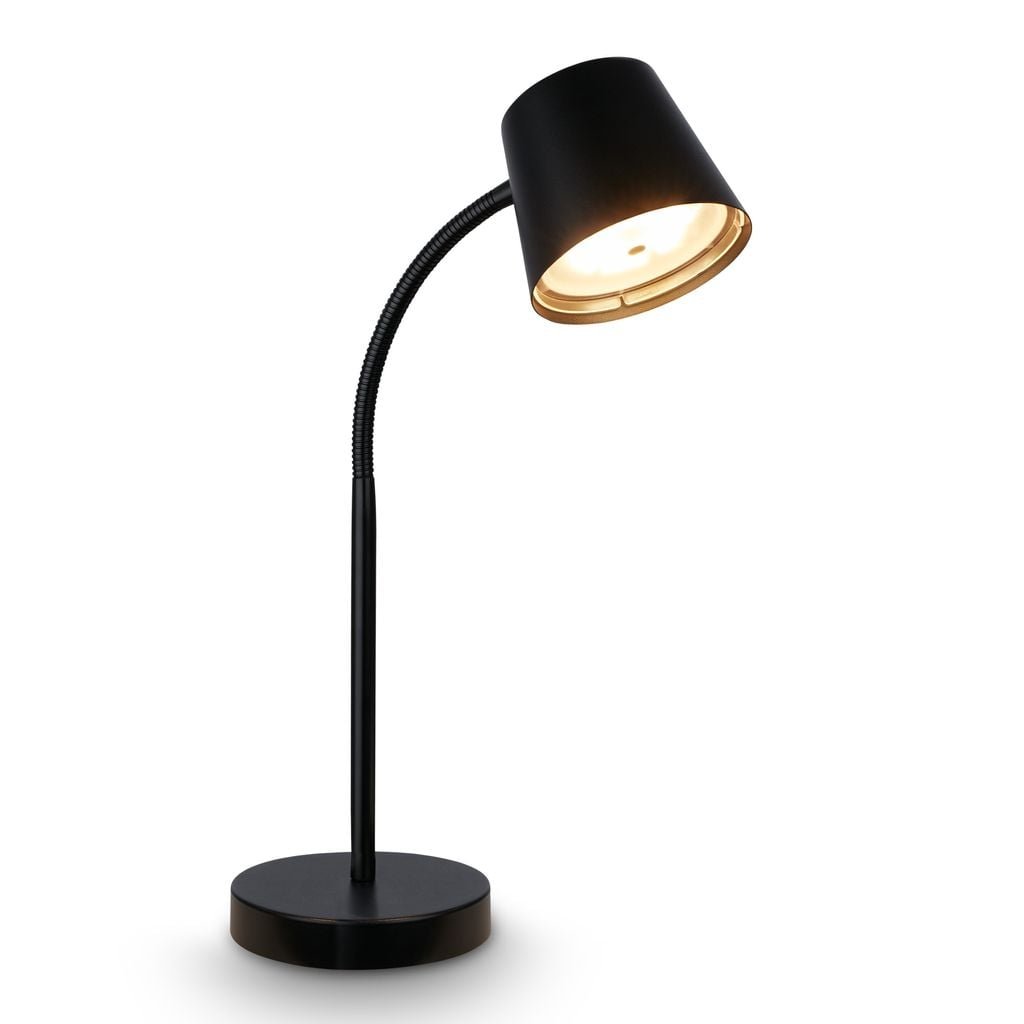 BRILO 7502015 Biwo LED bezdrátová stolní lampička, stmívatelná, nastavitelná, černá - BRILO