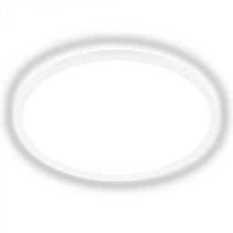 Obrázek pro produkt Tava A LED stropní svítidlo, energetická třída A, přímé a nepřímé osvětlení, 50.000h životnost, kruhové 42 cm, bílé - BRILO