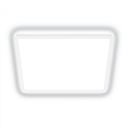 Obrázek pro produkt Tava A LED stropní svítidlo, energetická třída A, přímé a nepřímé osvětlení, 50.000h životnost, 42x42 cm, bílé - BRILO