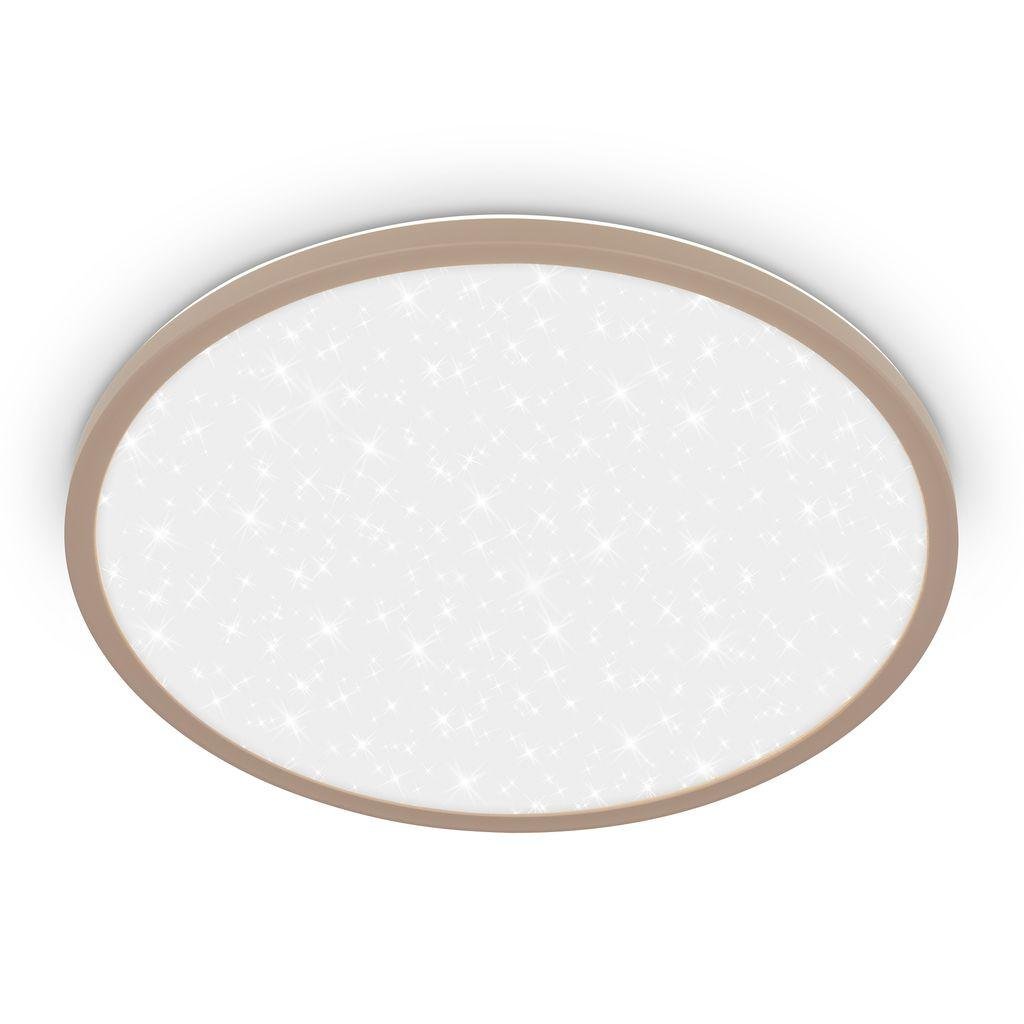 BRILO 7654011 Slim svítidlo LED panel pr.37,5 cm - 22W, 3000lm, hvězdné nebe, neutrální bílá, béžová - BRILO