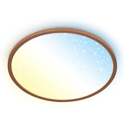 Obrázek pro produkt Slim svítidlo LED panel pr.37,5 cm - 22W, 3000lm, dálkový ovladač, stmívatelné, kávová - BRILO