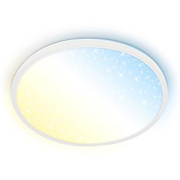 Obrázek pro produkt Slim svítidlo LED panel pr.37,5 cm - 22W, 3000lm, dálkový ovladač, stmívatelné, bílé - BRILO