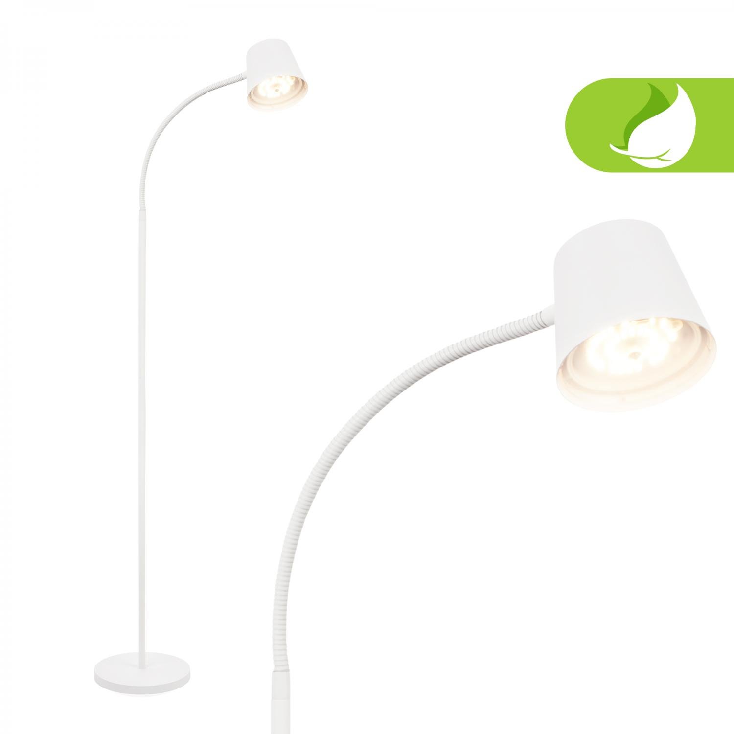 BRILO 1502016 Cielo LED stojanová bezdrátová lampa, stmívatelná, dotykový vypínač, bílá - BRILO