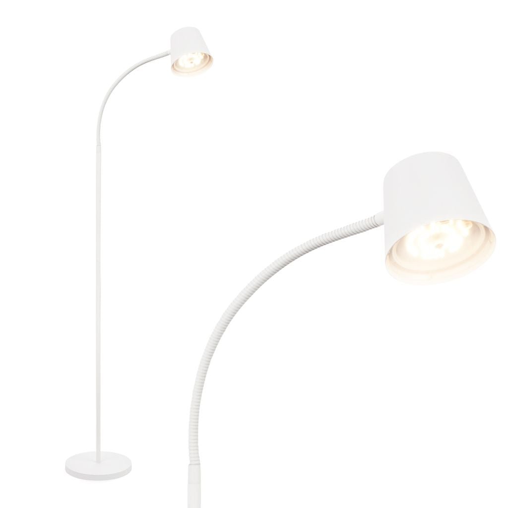 BRILO 1502016 Cielo LED stojanová bezdrátová lampa, stmívatelná, dotykový vypínač, bílá - BRILO