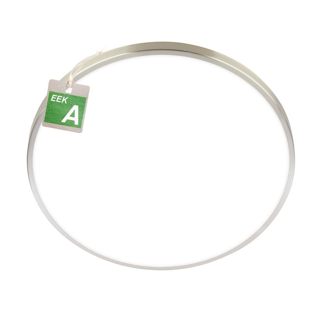 BRILO 3936012 Kaida stropní svítidlo pr.38 cm - 17,1W, 3900lm, LED, energetická třída A, neutrální bílá, matný nikl - BRILO
