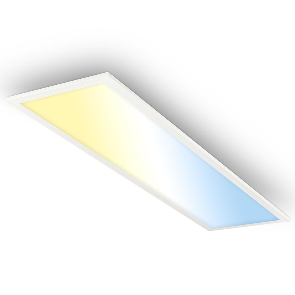 BRILO 7767016 Piatto svítidlo LED panel 100x25 cm - 24W, 2600lm, stmívatelné, dálkový ovladač, CCT, bílé - BRILO