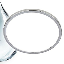 Obrázek pro produkt Pulap stropní svítidlo pr.29,3 cm - 18W, 2400lm, LED, přímé a nepřímé osvětlení, IP54, neutrální bílá, chrom - BRILONER