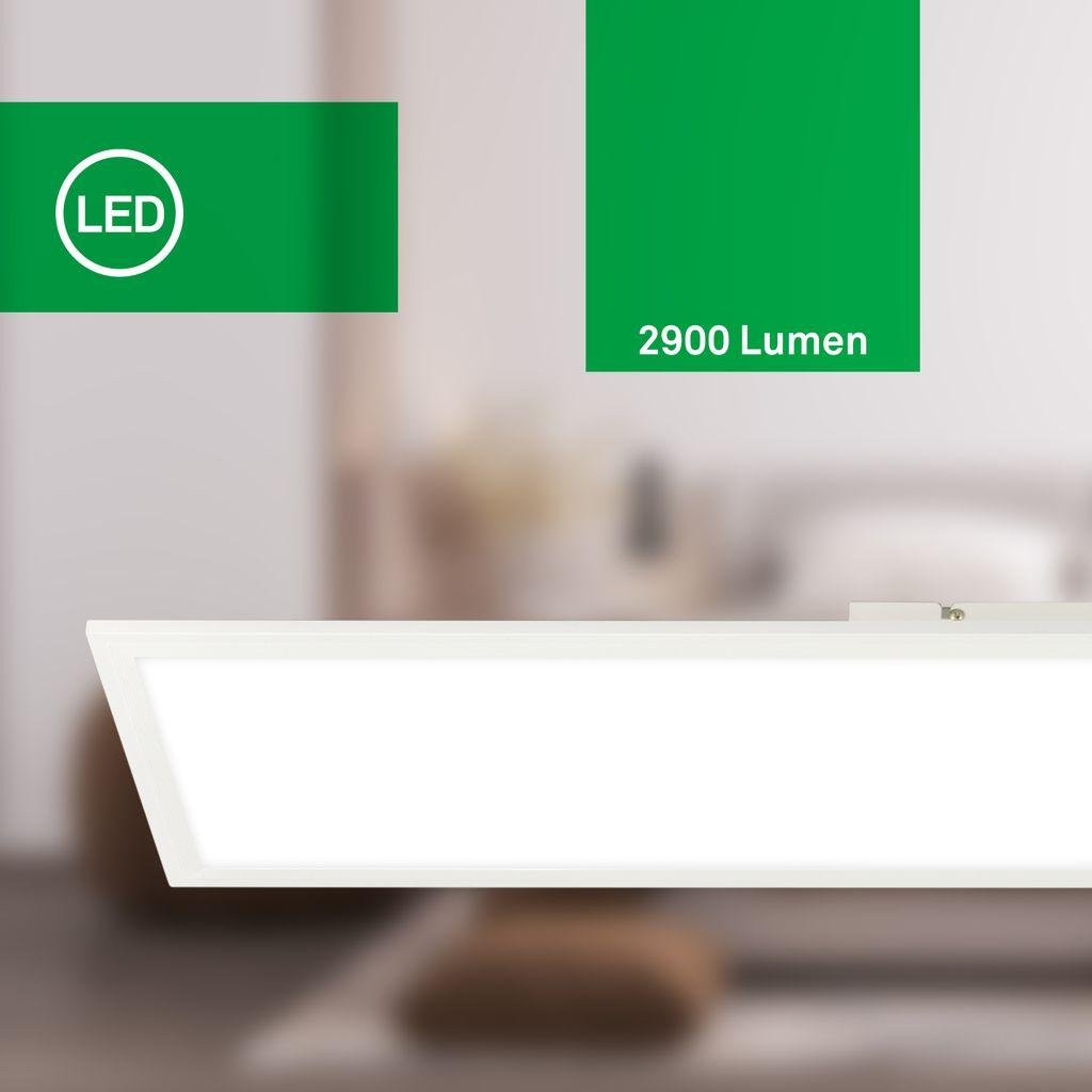 BRILO 3887016 Simple A svítidlo LED panel 100x25 cm - 13,5W, 2900lm, energetická třída A, neutrální bílá, bílé - BRILO (obrázek 4)