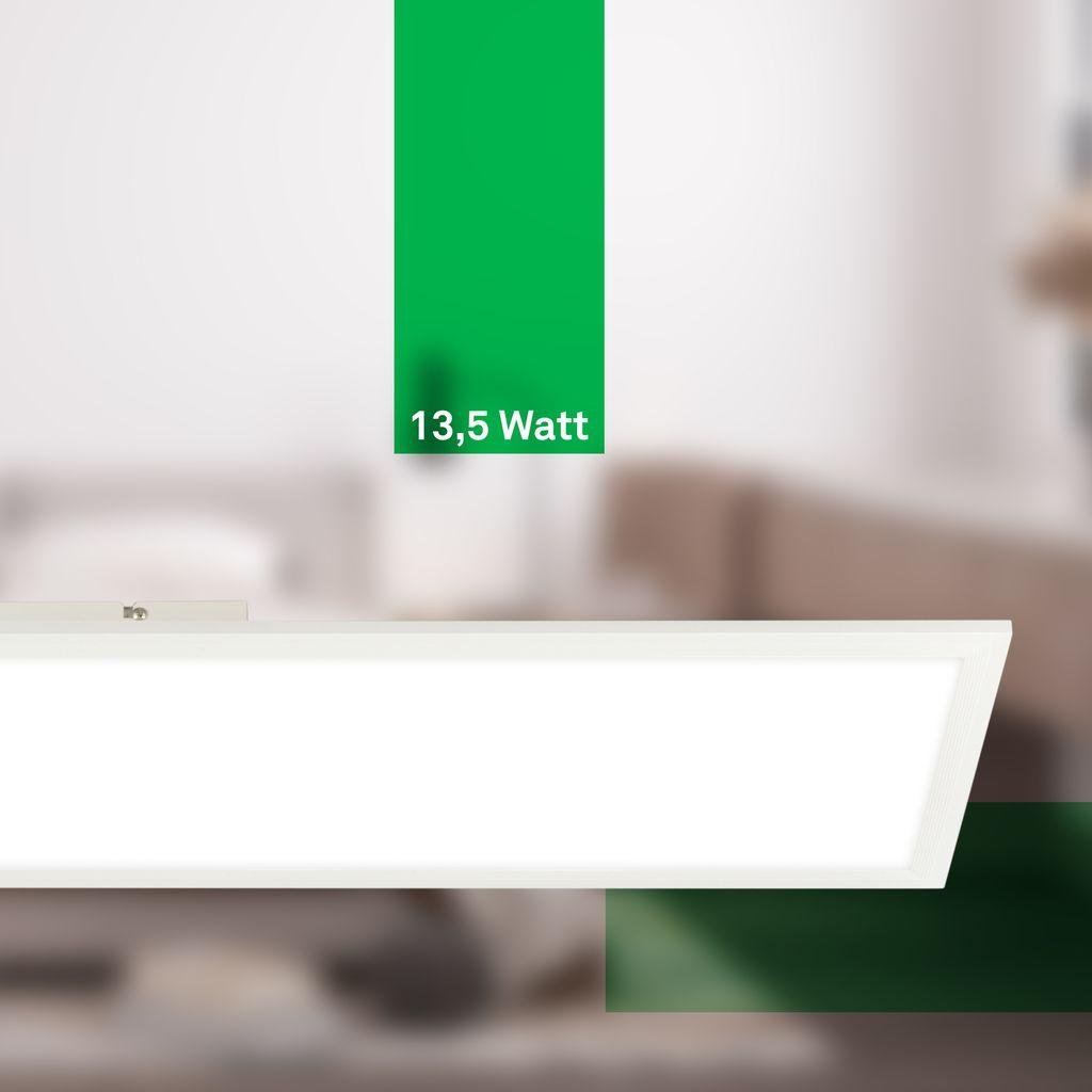 BRILO 3887016 Simple A svítidlo LED panel 100x25 cm - 13,5W, 2900lm, energetická třída A, neutrální bílá, bílé - BRILO (obrázek 5)