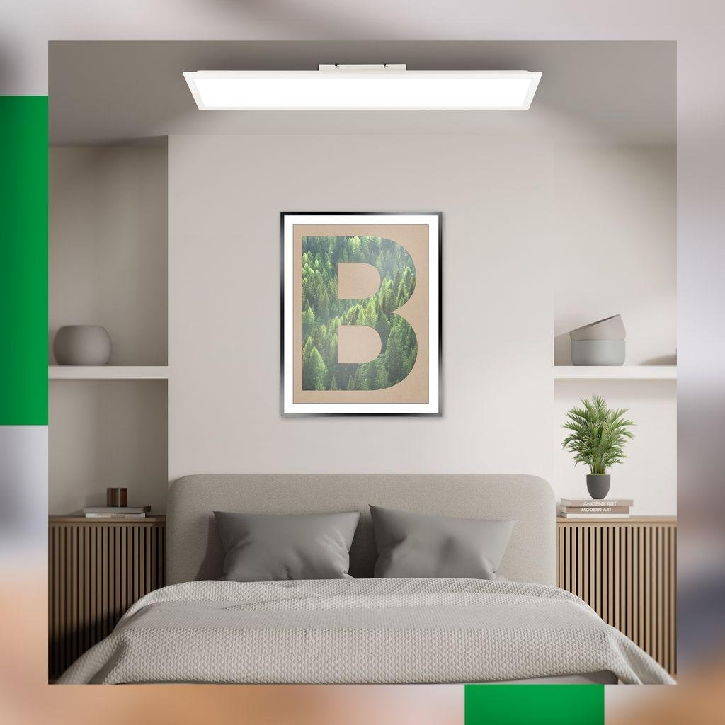 BRILO 3887016 Simple A svítidlo LED panel 100x25 cm - 13,5W, 2900lm, energetická třída A, neutrální bílá, bílé - BRILO (obrázek 8)