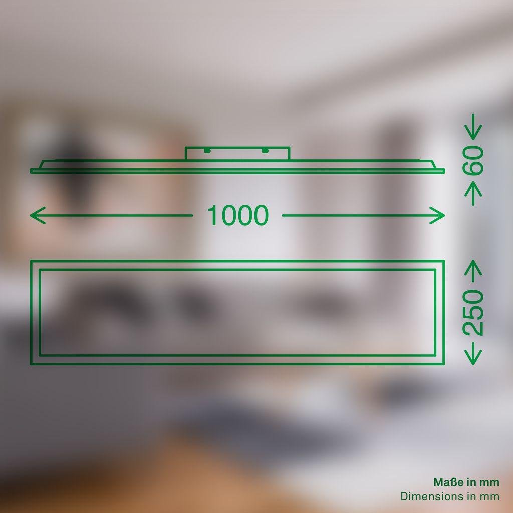BRILO 3887016 Simple A svítidlo LED panel 100x25 cm - 13,5W, 2900lm, energetická třída A, neutrální bílá, bílé - BRILO (obrázek 9)