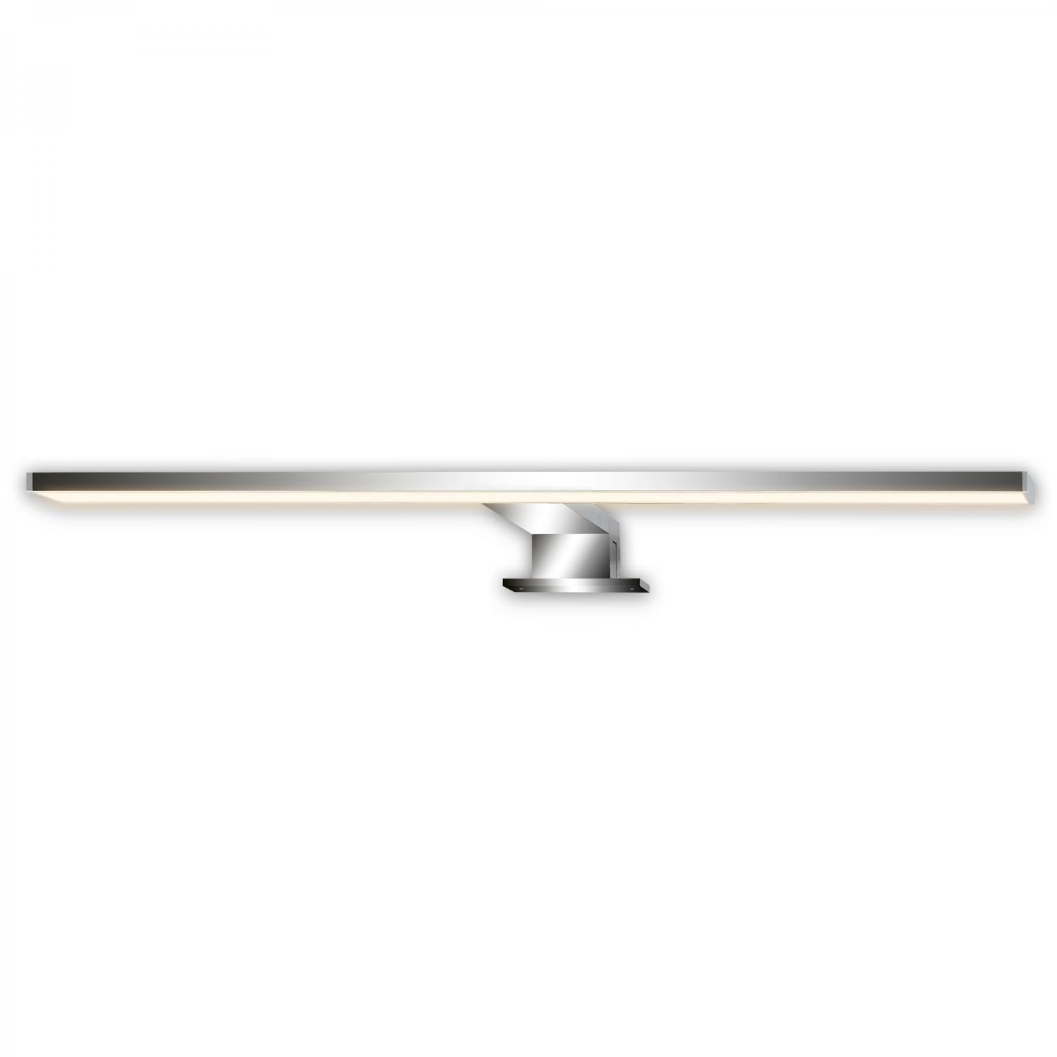 BRI 2194018 Dun svítidlo k zrcadlu - 10W, 1000lm, LED, 2 způsoby montáže, 50 cm, teplá bílá, chrom - BRILONER