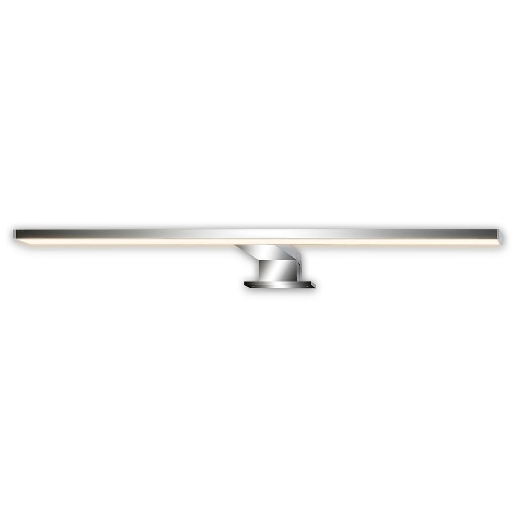 BRI 2194018 Dun svítidlo k zrcadlu - 10W, 1000lm, LED, 2 způsoby montáže, 50 cm, teplá bílá, chrom - BRILONER