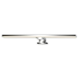 Obrázek pro produkt Dun svítidlo k zrcadlu - 10W, 1000lm, LED, 2 způsoby montáže, 50 cm, teplá bílá, chrom - BRILONER
