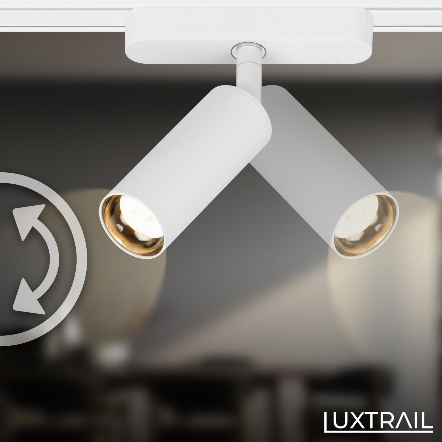 BRILO 8026026 Luxtrail lištový systém, prodlužovací sada, 2x LED spoty, bílá - BRILO (obrázek 8)